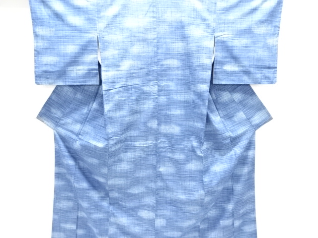 暈し柄織り出し手織り紬着物